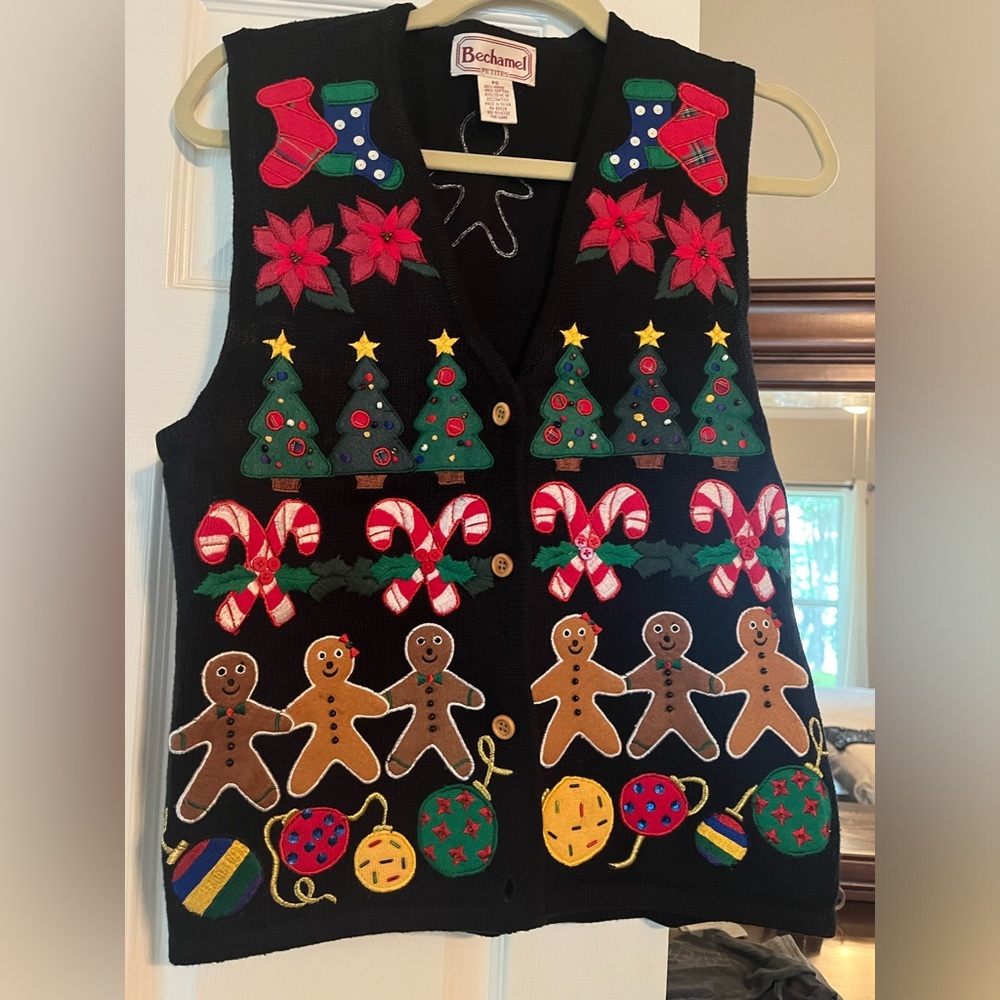 Womens Christmas sweater vest